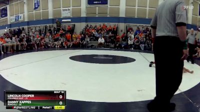 150 lbs Semis & Wb (16 Team) - Lincoln Cooper, Columbus East vs Danny Kappes, Roncalli