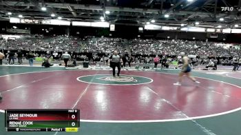 132 lbs Cons. Semi - Jade Seymour, La Pine vs Renae Cook, Forest Grove