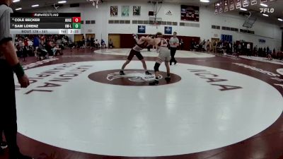 141 lbs Semifinal - Cole Becker, Augsburg vs Sam Lorenz, Wisconsin-La Crosse