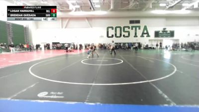 144 lbs Cons. Round 4 - Logan Harrahill, Millikan vs Brendan Quesada, Santa Rosa Academy