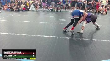 Round 2 - Wyatt Williamson, Williamsburg Wrestling Club vs Zachary Caro, Eagle Empire