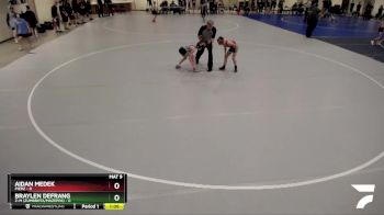 85 lbs Quarterfinals (8 Team) - Braylen DeFrang, Z-M (Zumbrota/Mazeppa) vs Aidan Medek, Pierz