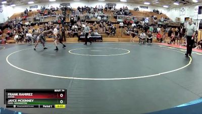 106 lbs Cons. Semi - Jayce McKinney, Mass. Washington vs Frank Ramirez, Dover