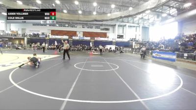 108 lbs Round 2 (3 Team) - Aiden Vollmer, Webster Schroeder High Sch vs Cole Willis, West Genesee Sr HS