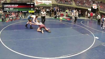 146 lbs Cons. Semi - Tyrel Vest, Parowan Wrestling Club vs Landon Nielson, North Sevier Wolf Pack