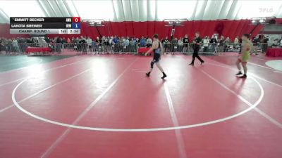 150 lbs Champ. Round 1 - Emmitt Becker, Askren Wrestling Academy vs Lakota Brewer, RT Elite Wrestling