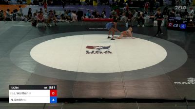 130 lbs Round Of 64 - Jillian Worthen, IA vs Nevaeh Smith, MO