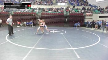 126 lbs Consi Of 8 #1 - Oscar Dangerfield, Berkeley vs Joseph Moore, Indian Land