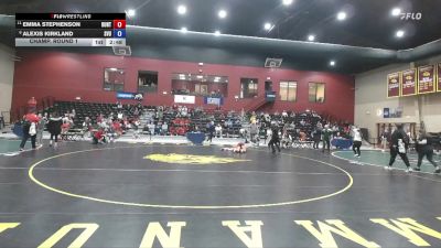 160 lbs Champ. Round 1 - Emma Stephenson, Huntingdon vs Alexis Kirkland, Southern Virginia