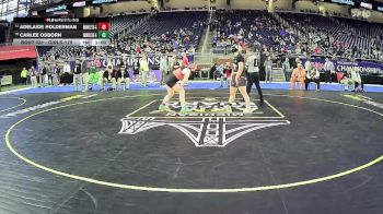 Girls-170 lbs Cons. Round 3 - Carlee Osborn, Marcellus Hs Girls vs Adelaide Holderman, Thornapple Kellogg Hs Girls