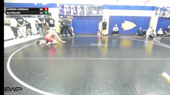 155 lbs Semifinal - Lawson Lonsdale, Berryhill Wrestling Club vs Eli Phillips, Grove Takedown Club