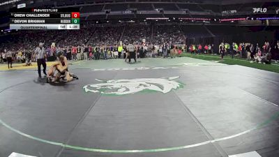 D4-165 lbs Quarterfinal - Devon Brigman, Hudson vs Drew Challender, St Louis