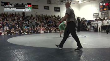 285 lbs Cael Mielnik, Blair Academy vs August Moser, Delbarton School