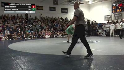 285 lbs Cael Mielnik, Blair Academy vs August Moser, Delbarton School