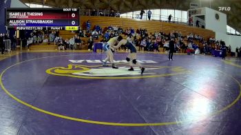 160 lbs 5th Place Match - Isabelle Thesing, Maine Maritime vs Allison Strausbaugh, Alfred State