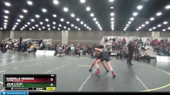 101 lbs Semis & 3rd Wb (16 Team) - Gabrielle Medeiros, Campbellsville vs Jolie Lucas, Texas Wesleyan