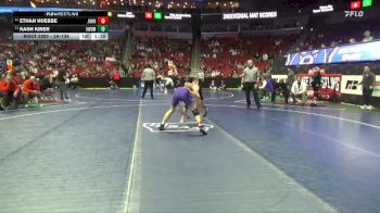 3A-138 lbs Cons. Round 3 - Kash Kiner, Valley, West Des Moines vs Ethan Huebbe, Johnston