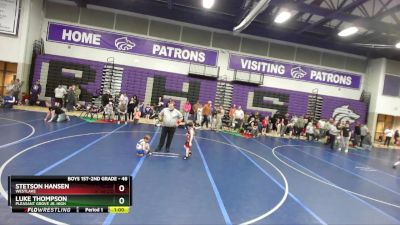 48 lbs Semifinal - Luke Thompson, Pleasant Grove Jr. High vs Stetson Hansen, Westlake