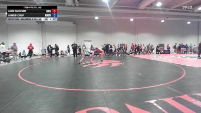Masters A FS - 78 lbs Cons. Round 2 - Jake Slocum, Iowa vs James Culp, MO West Championship Wrestling Club