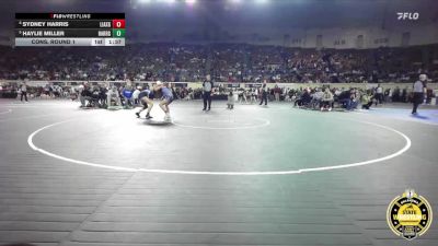 G5A-115 lbs Cons. Round 1 - Sydney Harris, Little Axe-Girls vs Haylie Miller, Harrah-Girls