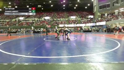 86 lbs Cons. Round 2 - Jax Taylor, CODY WRESTLING CLUB vs Chance Abbott, Stillwater Wrestling Club