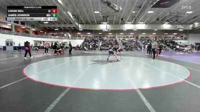 165 lbs Champ. Round 2 - Logan Sell, Friends University vs James Johnson, Missouri Baptist University