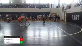 160 lbs Quarterfinal - Bailey Gimbor, Hamburg vs Breck Shaffer, Susquenita