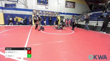 90 lbs Rr Rnd 5 - BOSTON MARZETT, KIPP TULSA vs Daxton Hope, Bristow Wrestling