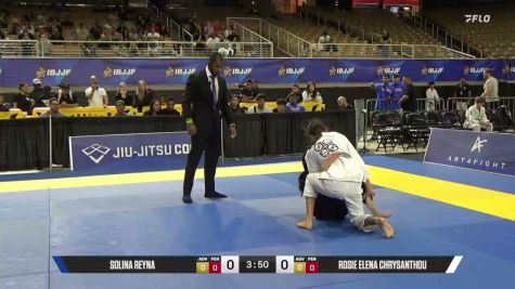 Solina Reyna vs Rosie Elena Chrysanthou 2026 Pan Kids Jiu-Jitsu IBJJF Championship
