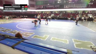 114 lbs Semifinal - Talea Nichols, Rocky Mountain vs Brooklyn Lanningham, Columbia