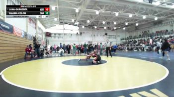 125 lbs Quarterfinal - Gianna Colon, Castro Valley vs Lana Gargenta, Northgate