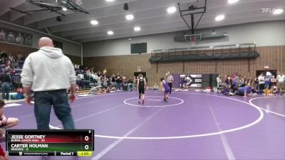 85 lbs Round 2 (6 Team) - Jesse Gortney, Burns Junior High vs Carter Holman, Herders