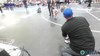 40 lbs Quarterfinal - Edith Shimonek, Pawhuska Elks Takedown vs Liam Canady, Berryhill Wrestling Club
