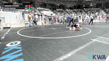 61 lbs Round Of 32 - Adrianna Victores, Lions Wrestling Academy vs Mateo Rascon, Bridge Creek Youth Wrestling