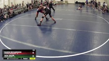 150 lbs Round 3 (6 Team) - Tate Sailer, North Dakota 1 vs Mason Richardson, Wyoming Renegades