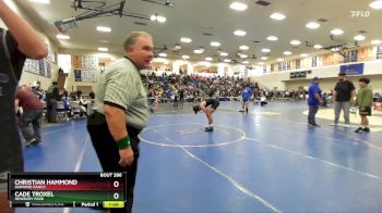 150 lbs Cons. Round 2 - Christian Hammond, Diamond Ranch vs Cade Troxel, Newbury Park