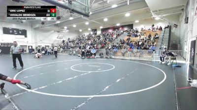 120 lbs 5th Place Match - Osvaldo Mendoza, Arroyo vs Eric Lopez, Santa Ana