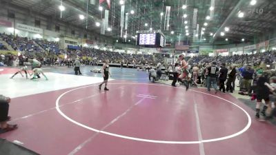 89 lbs Round Of 16 - Bryson Davis, Dove Creek vs Avery Whitaker, Adams City WC