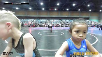 37 lbs 2nd Place - Brielle Cablay, Total Kaos Wrestling Club vs Canton Cargill, OKWA