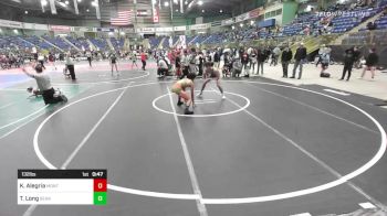 132 lbs Consolation - Kamron Alegria, Montrose Elite vs Travis Long, Bear Cave WC