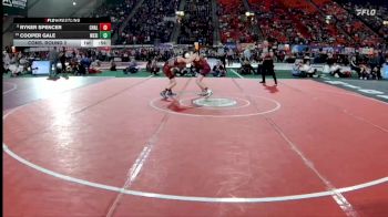 3A 98 lbs Cons. Round 2 - Cooper Gale, West Side vs Ryker Spencer, Challis
