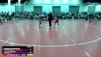 92 lbs Round 3 (8 Team) - Jaegar RomanNose, Oklahoma Blue vs Jacob Naylor, Maryland