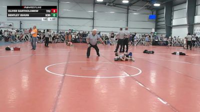 52 lbs Round 5 - 3:00pm Friday - Oliver Bartholomew, PA Silver vs Bentley Ishuin, NCWAY National Team