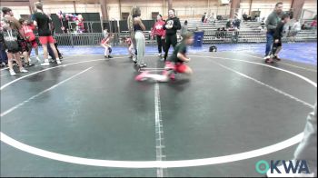 43-46 lbs Quarterfinal - Callyn Patrick, Marlow Outlaws vs Iris Morgan, Madill Takedown