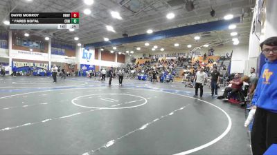 144 lbs Cons. Round 3 - David Monroy, Downey vs Fares Nofal, Corona Del Mar