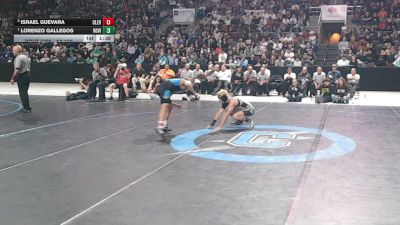 5A 138 lbs 1st Place Match - Lorenzo Gallegos, Volcano Vista vs Israel Guevara, Cleveland