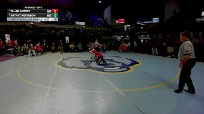 132 lbs Semifinal - Elijah Anstey, South Pointe vs Bryant Peterson, Hartsville