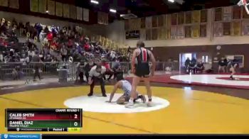 182 lbs Champ. Round 1 - Daniel Diaz, Paloma Valley vs CALEB SMITH, Etiwanda Hs