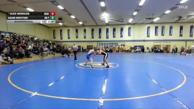 149 lbs Quarterfinal - Adam Whittier, Wisconsin-Platteville vs Alex Morales, Msoe