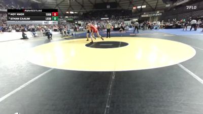 Boys 1A 165 lbs Cons. Round 4 - Koy Knox, Tenino vs Ethan Caalim, Life Christian Academy